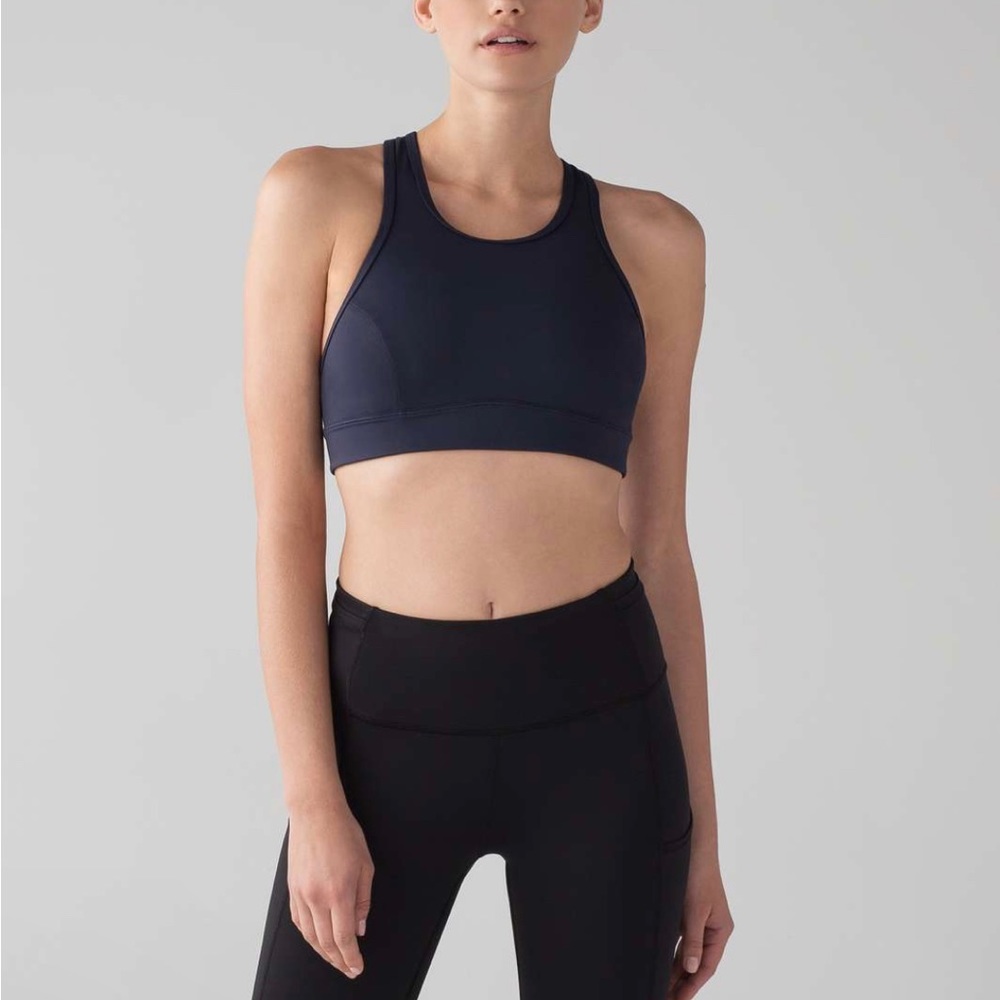 Lululemon Perfect Pace Bra Black Size 10 NWT